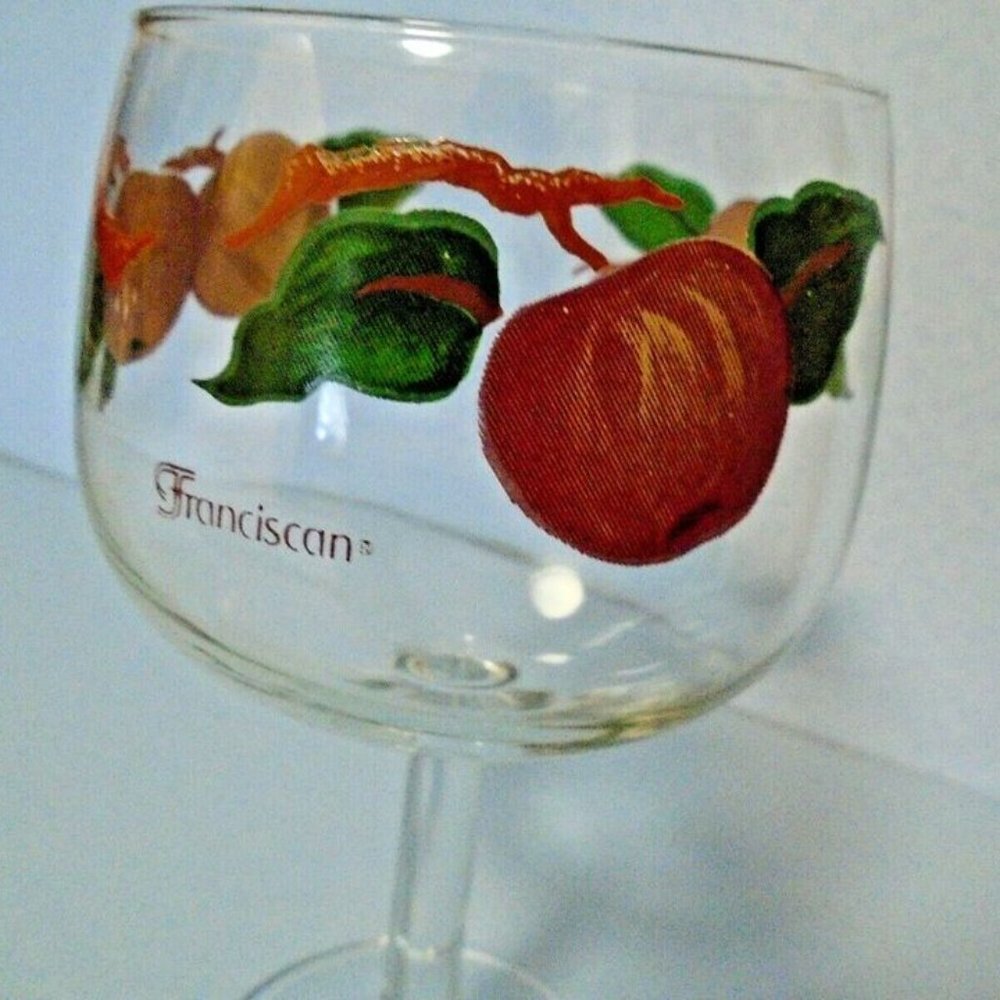 Franciscan Apple Wine Goblets